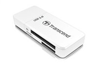 Transcend F5 Čítačka kariet, USB 3.0, biela