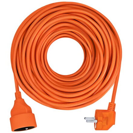 Solight PS12O Predlžovací kábel - spojka, 15m, oranžový