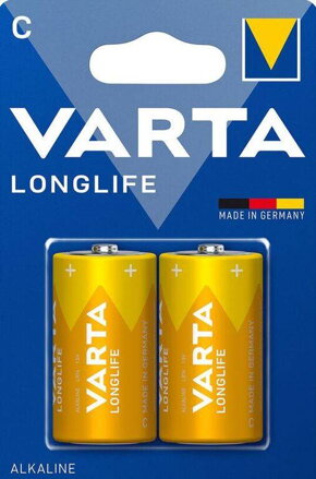 Varta Alkalická batéria LongLife C 2ks