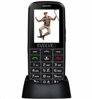 Evolveo EasyPhone EG, čierny