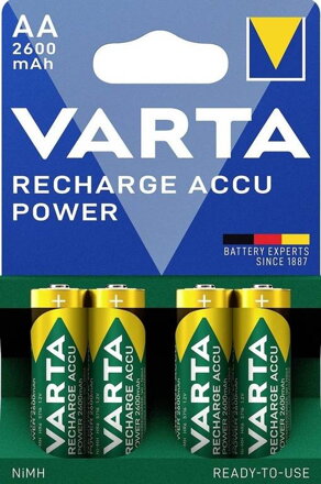 Varta Nabíjacia batéria Recharge Accu Power 2600mAh (AA) 4ks