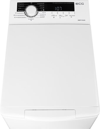 ECG EWTI 71121 Zvrchu plnená práčka