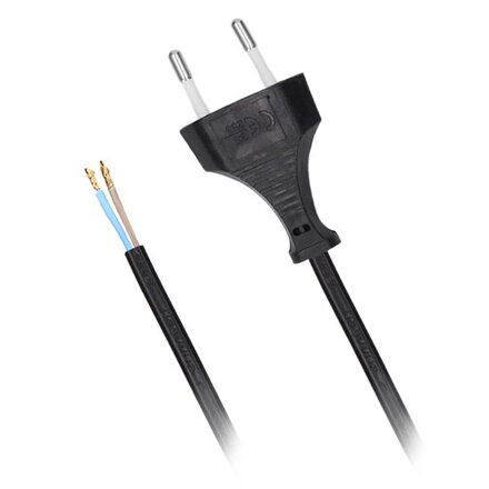 Solight Flexo šnúra, 3m, čierna