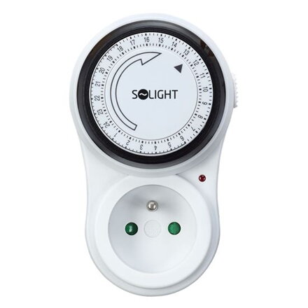 Solight Časovač – mechanická spínacia zásuvka DT07
