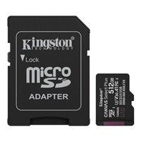 Kingston 512GB Canvas Select Plus MicroSDXC karta + SD Adaptér