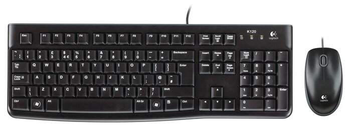 Logitech MK120 - USB sada klávesnica a myš, kombo, CZ/SK Logitech MK120 - USB sada klávesnica a myš, kombo, CZ/SK