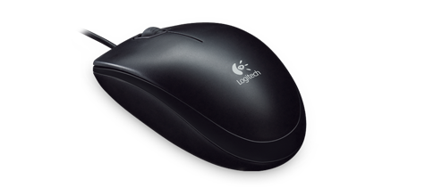 Logitech Mouse B100, black