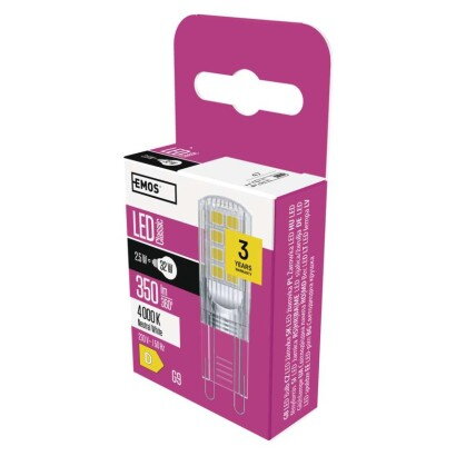 EMOS LED žiarovka G9 2,5 W, ZQ9536 EMOS LED žiarovka G9 2,5 W, ZQ9536