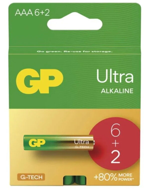 GP Alkalická batéria Ultra LR03 (AAA)