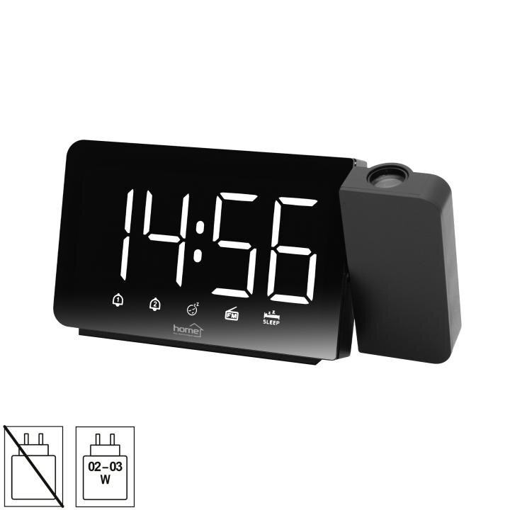 home LTCRP03 LED budík s rádiom a projektorom