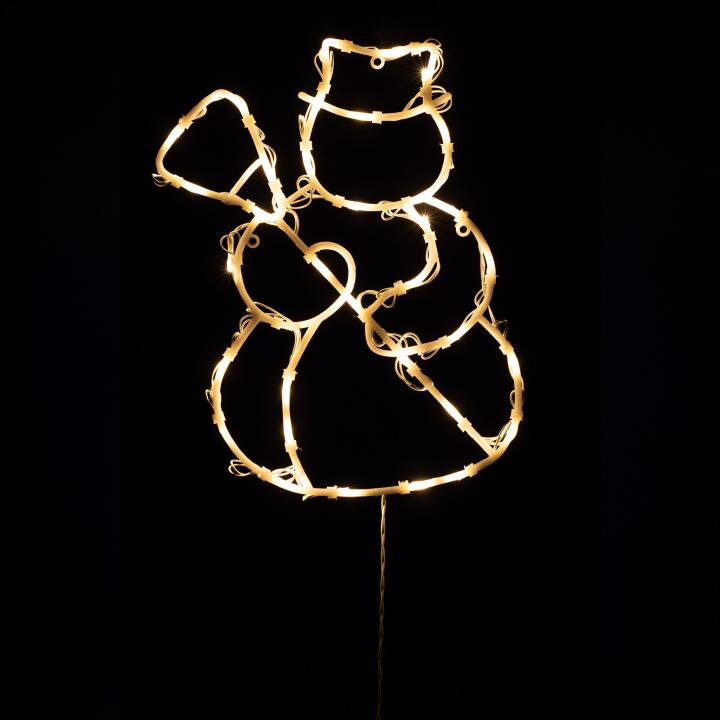 home KID507WW LED dekorácia do okna, snehuliak