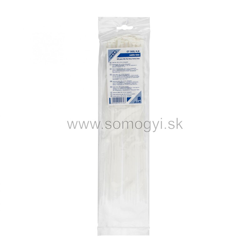 Somogyi Káblová sťahovacia páska, 300x4,8mm Somogyi Káblová sťahovacia páska, 300x4,8mm