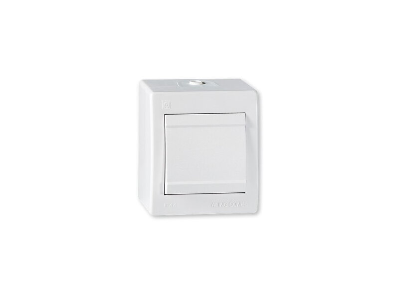 ALING-CONEL Vypínač č.7 na povrch biely power line IP44