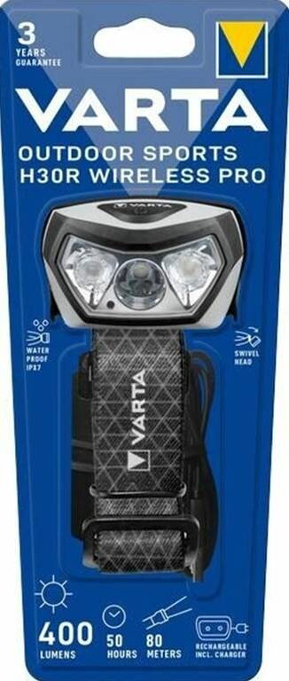 Varta Outdoor Sports H30R Wireless Pro 18650 LED nabíjacia čelovka Varta Outdoor Sports H30R Wireless Pro 18650 LED nabíjacia čelovka