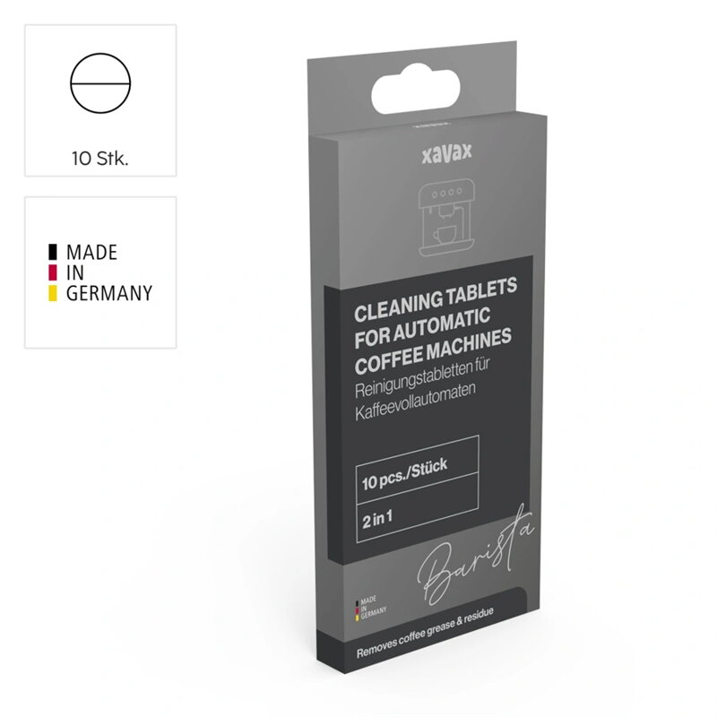 Xavax Odmasťovacie/čistiace tablety pre kávovary a iné zariadenia, 10 ks