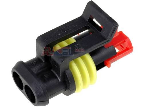 Superseal 2-pin dutinka s poistkou 002820801 Superseal 2-pin dutinka s poistkou 002820801