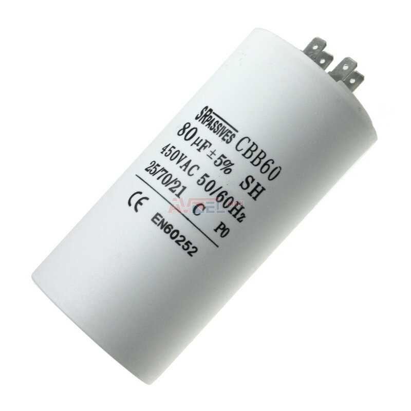 80u 450V rozbehový kondenzátor