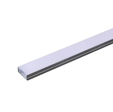 TIPA Al profil AS3 pre viacero LED pásikov, s difúzorom, 2m