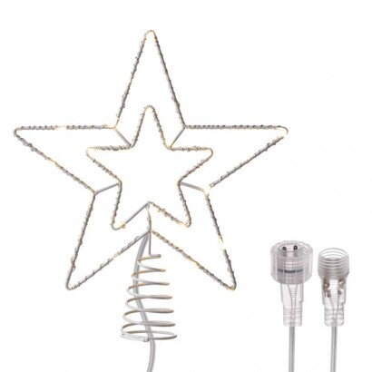 EMOS D1ZW01 Standard LED spojovacia vianočná hviezda, 28,5 cm, teplá biela