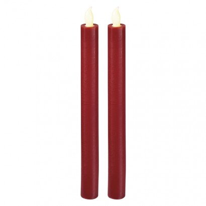 EMOS ZY2268 LED sviečky -  metalické červené, jantarová