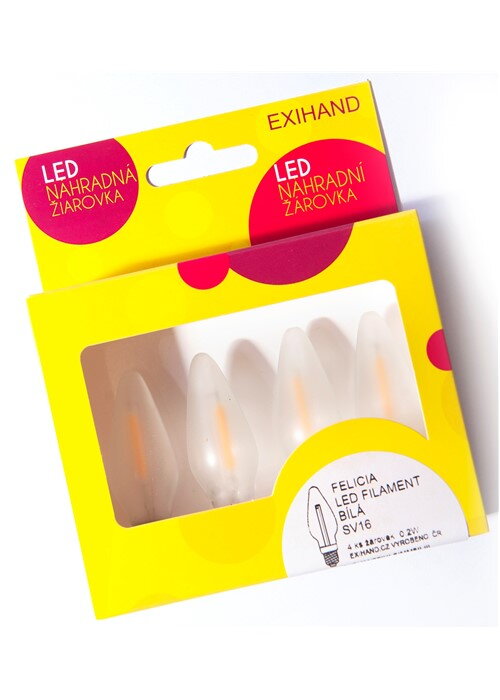 Felicia blister biela 4ks