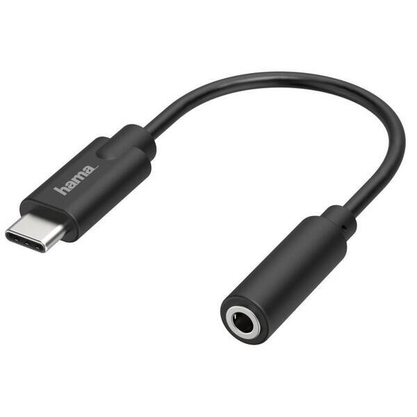 Hama audio adaptér USB-C na jack 3,5 mm, aktívny