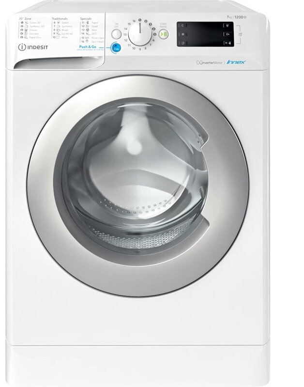 Indesit BWE 71283X WS EE spredu plnená práčka