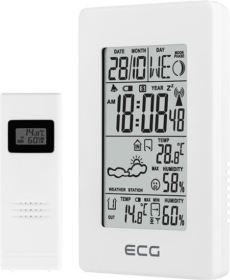 ECG MS 100 White Meteostanica ECG MS 100 White Meteostanica