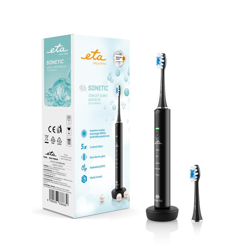 ETA 1709 90010 Sonetic zubná kefka ETA 1709 90010 Sonetic zubná kefka