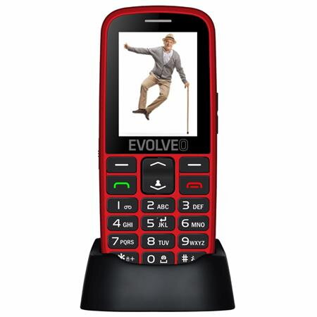 Evolveo EasyPhone EG, červený