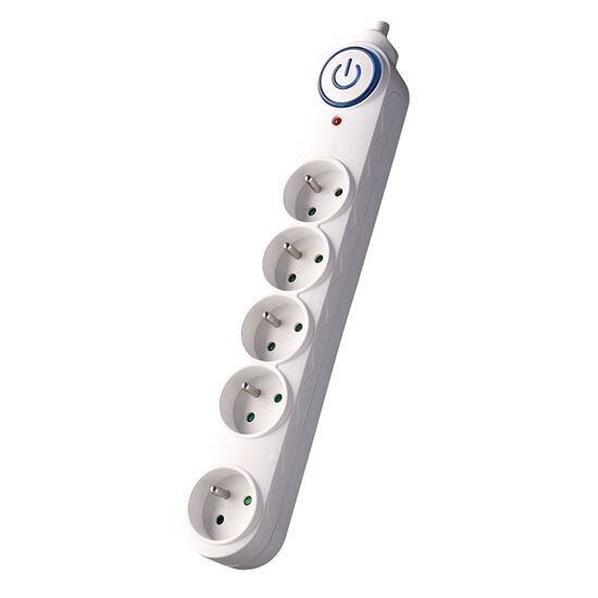 Solight PO54 prepäťová ochrana, 5 zásuviek, 1,5m