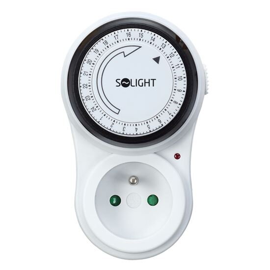 Solight Časovač – mechanická spínacia zásuvka DT07
