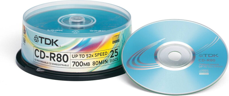 TDK CD-R80 25 ks box