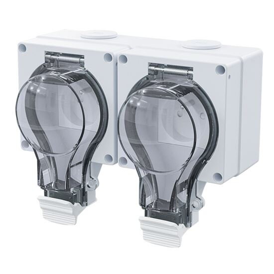 Solight 5B352 dvojzásuvka IP66